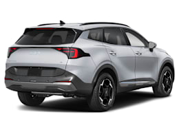 Rear 3/4, facing to the right view of 2026 Kia Sportage Hybrid