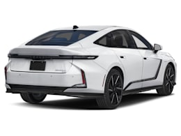 Rear 3/4, facing to the right view of 2026 Lexus ES