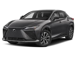 Front 3/4, facing to the left view of 2026 Lexus RZ