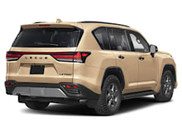 Rear 3/4, facing to the right view of 2026 Lexus LX