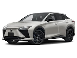 Front 3/4, facing to the left view of 2026 Lexus RZ