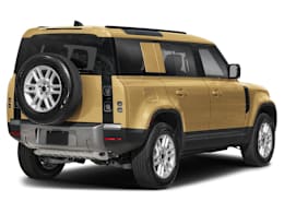 Rear 3/4, facing to the right view of 2026 Land Rover Defender