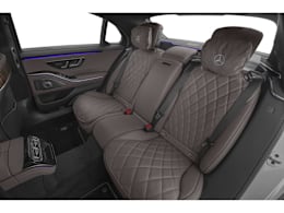 Rear seats view of 2026 Mercedes-Benz S-Class