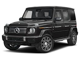 Front 3/4, facing to the left view of 2026 Mercedes-Benz G-Class