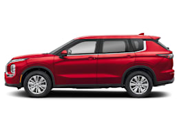 Side Profile, facing to left view of 2026 Mitsubishi Outlander