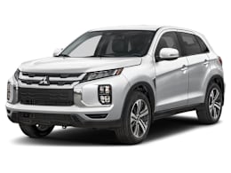 Front 3/4, facing to the left view of 2026 Mitsubishi Outlander Sport