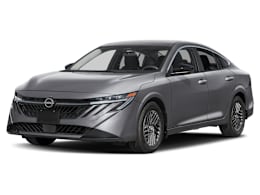 Front 3/4, facing to the left view of 2026 Nissan Sentra