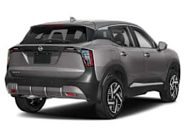 Rear 3/4, facing to the right view of 2026 Nissan Kicks