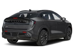 Rear 3/4, facing to the right view of 2026 Nissan Leaf