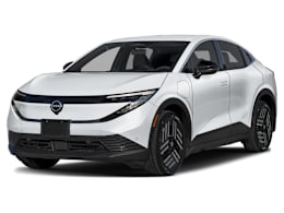 Front 3/4, facing to the left view of 2026 Nissan Leaf
