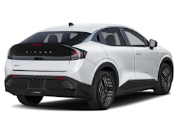 Rear 3/4, facing to the right view of 2026 Nissan Leaf