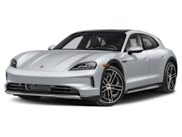 Front 3/4, facing to the left view of 2026 Porsche Taycan