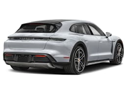 Rear 3/4, facing to the right view of 2026 Porsche Taycan