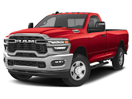 Front 3/4, facing to the left view of 2026 Ram 3500