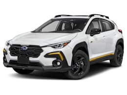 Front 3/4, facing to the left view of 2026 Subaru Crosstrek