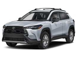 Front 3/4, facing to the left view of 2026 Toyota Corolla Cross
