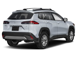 Rear 3/4, facing to the right view of 2026 Toyota Corolla Cross