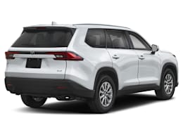 Rear 3/4, facing to the right view of 2026 Toyota Grand Highlander