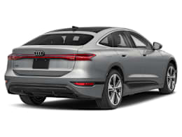 Rear 3/4, facing to the right view of 2027 Audi A6 E-tron