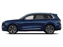 Side Profile, facing to left view of 2027 Audi Q7