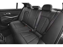Rear seats view of 2027 BMW 3 Series