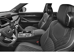 Driver’s Side with Door Open, Front Seat Feature view of 2027 Infiniti QX65