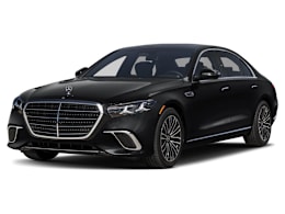 Front 3/4, facing to the left view of 2027 Mercedes-Benz S-Class