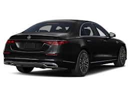 Rear 3/4, facing to the right view of 2027 Mercedes-Benz S-Class