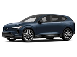 Front 3/4, facing to the left view of 2027 Volvo EX60