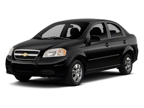 2009 Chevrolet Aveo LT in Blue - Drivers Side Profile Stock Photo