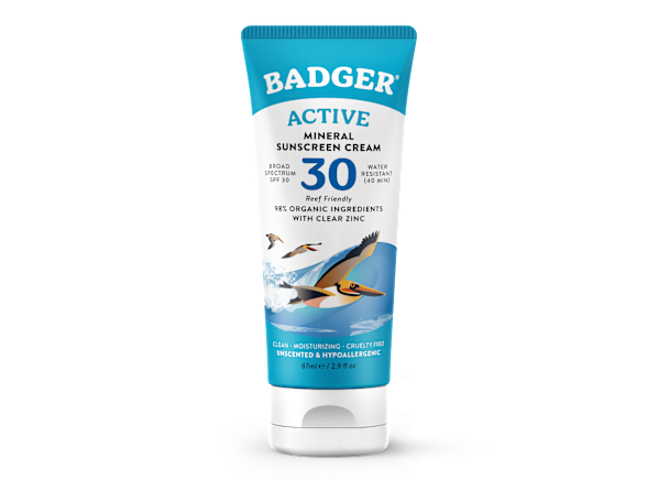 Badger Active Mineral Cream SPF 30...