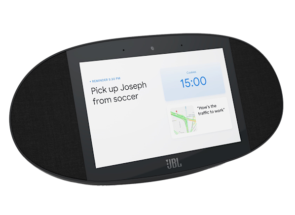 google smart speaker screen