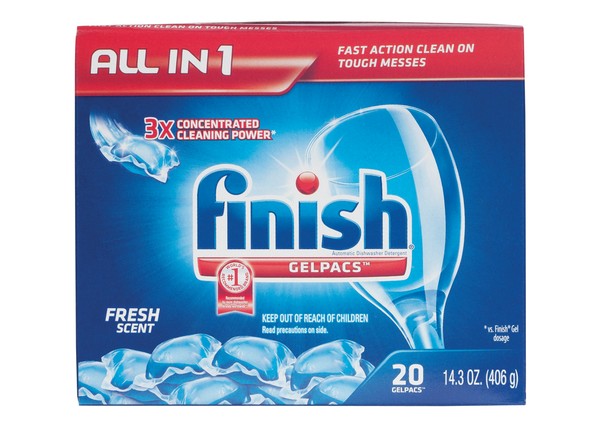 Finish Gelpacs Dishwasher Detergent - Consumer Reports
