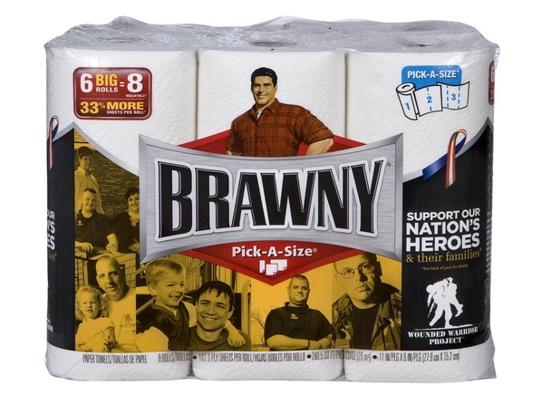 brawny paper towels 6 9