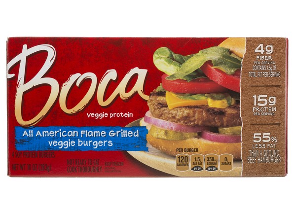Boca All American Flame Grilled Veggie Burger - Consumer Reports