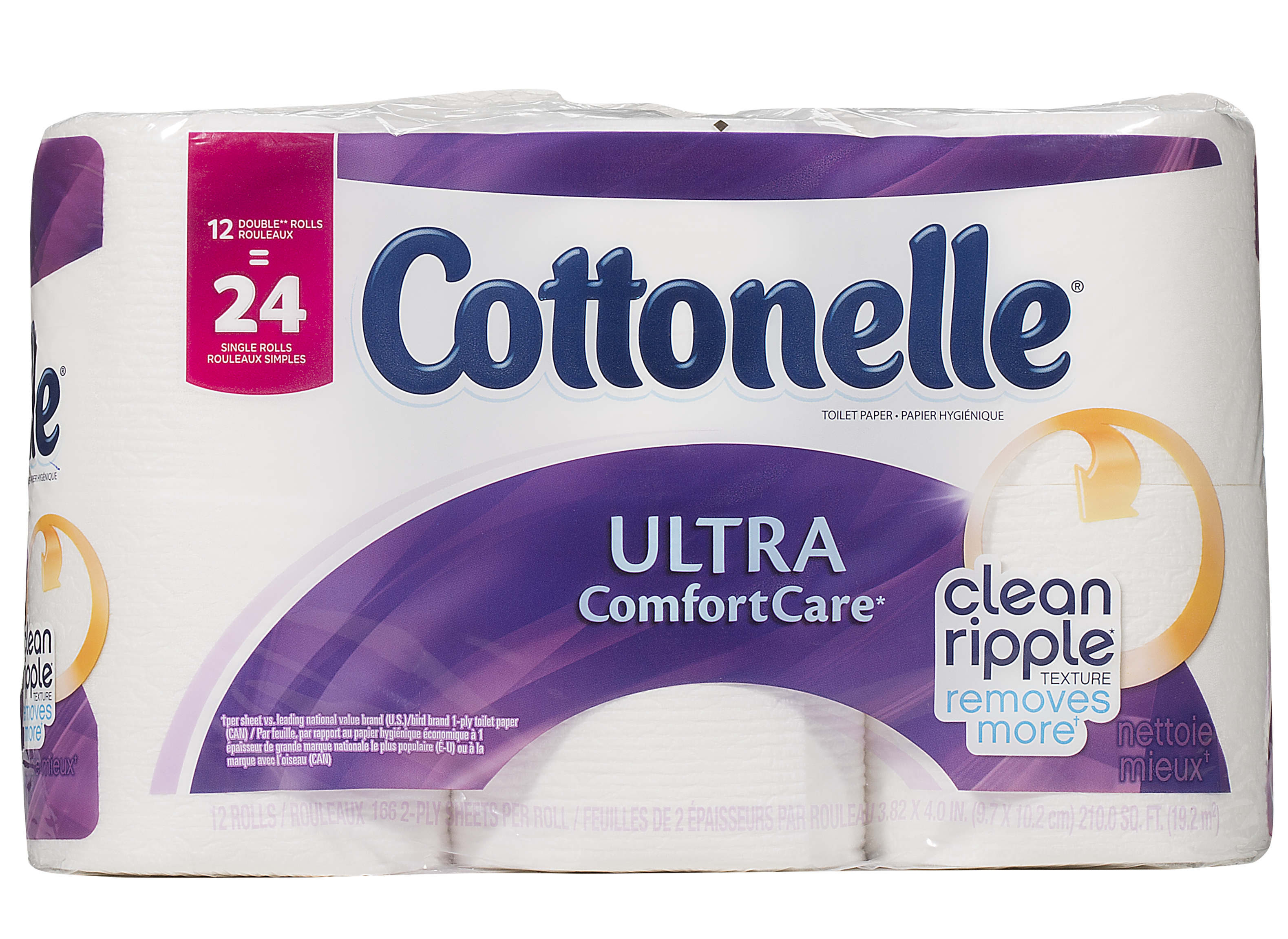 Cottonelle Ultra Comfort Care Double Roll Toilet Paper (24-Pack
