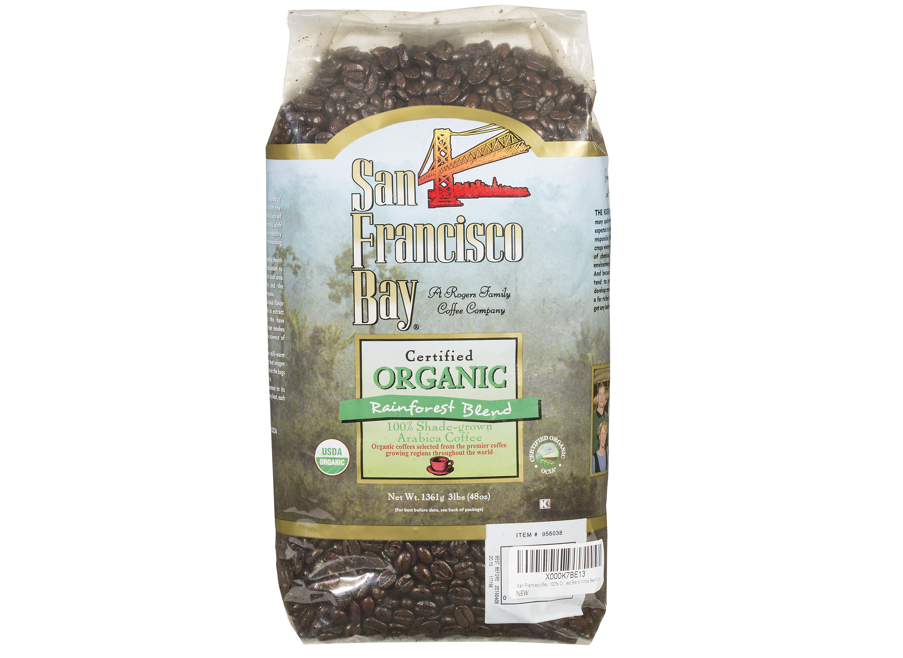 San Francisco Bay Certified Organic Rainforest Blend Coffee Review