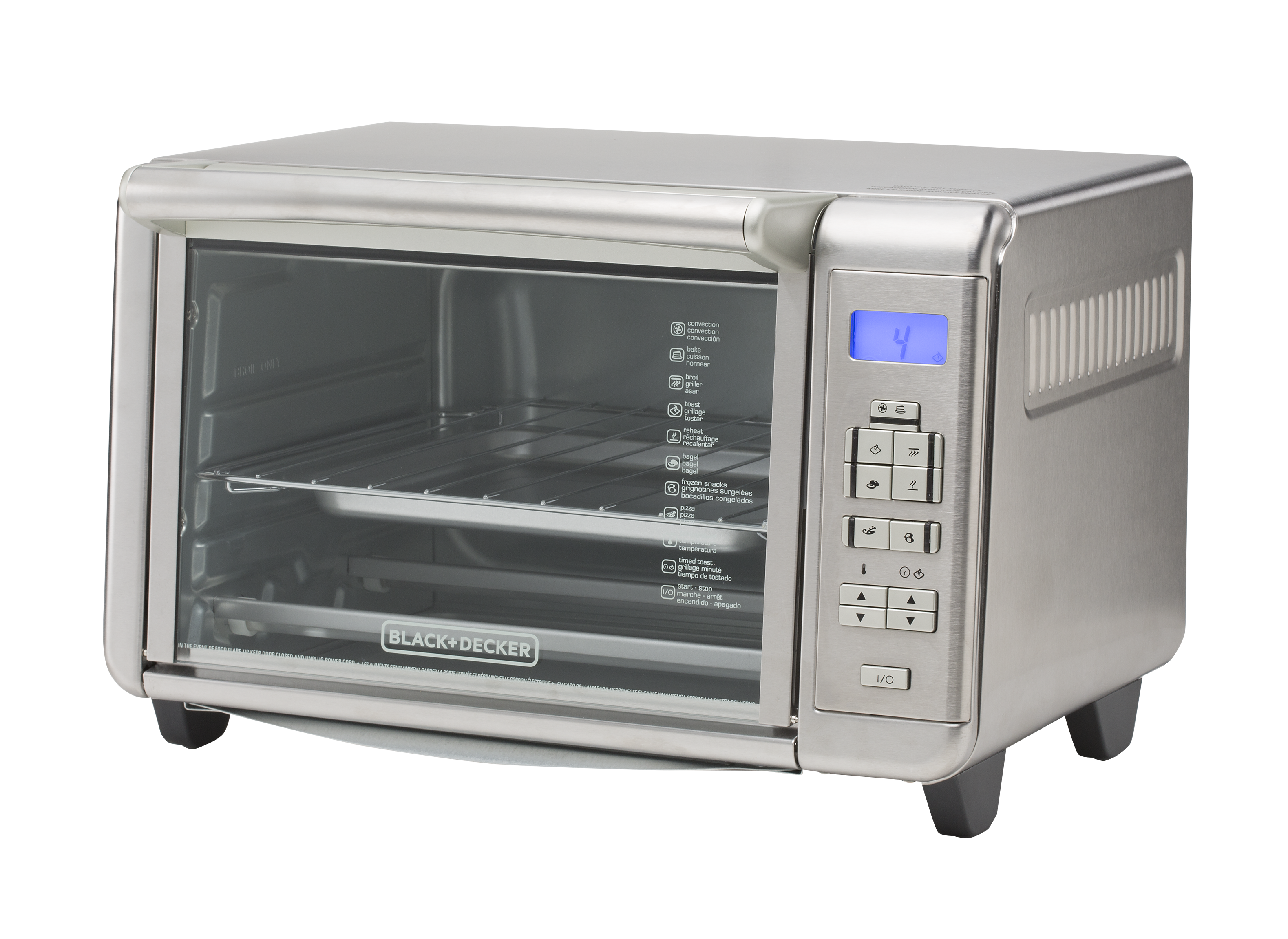 Black+Decker Dining In Digital TO3280SSD Oven Toaster & Toaster