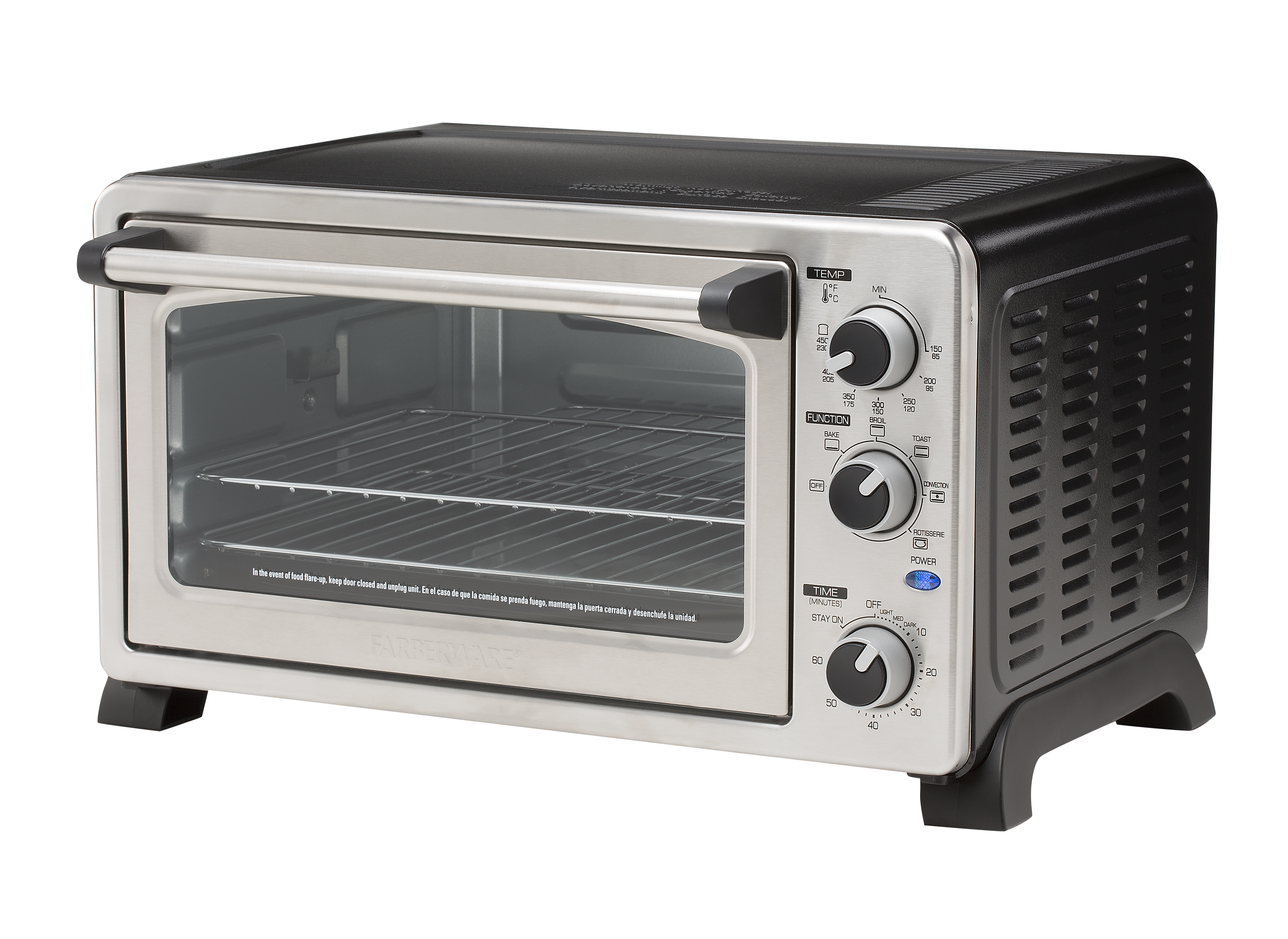 Farberware Stainless Steel MC25CEX Oven Toaster & Toaster Oven Review -  Consumer Reports