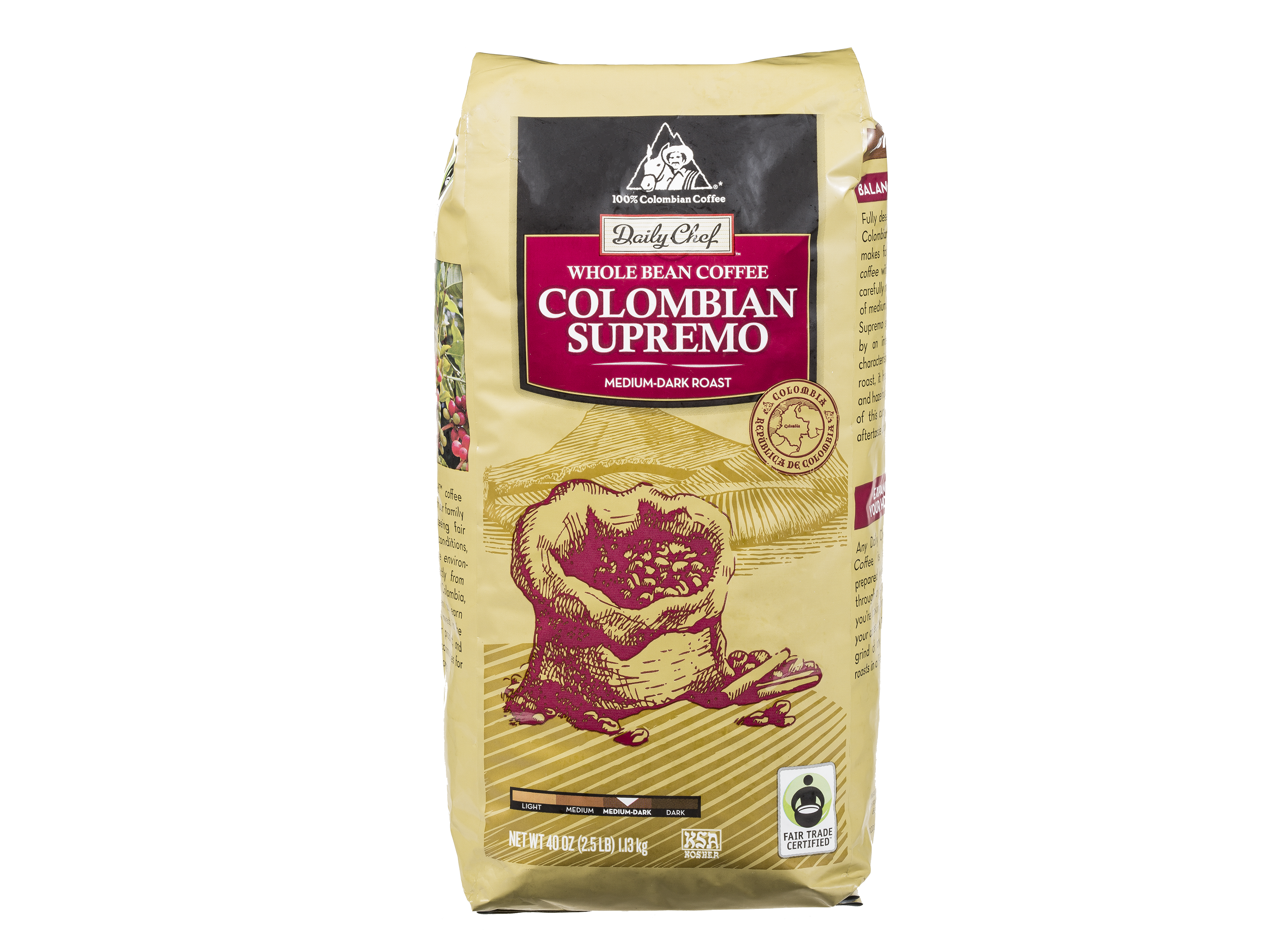 Daily Chef (Sam's Club) Colombian Supremo whole bean Coffee Review -  Consumer Reports