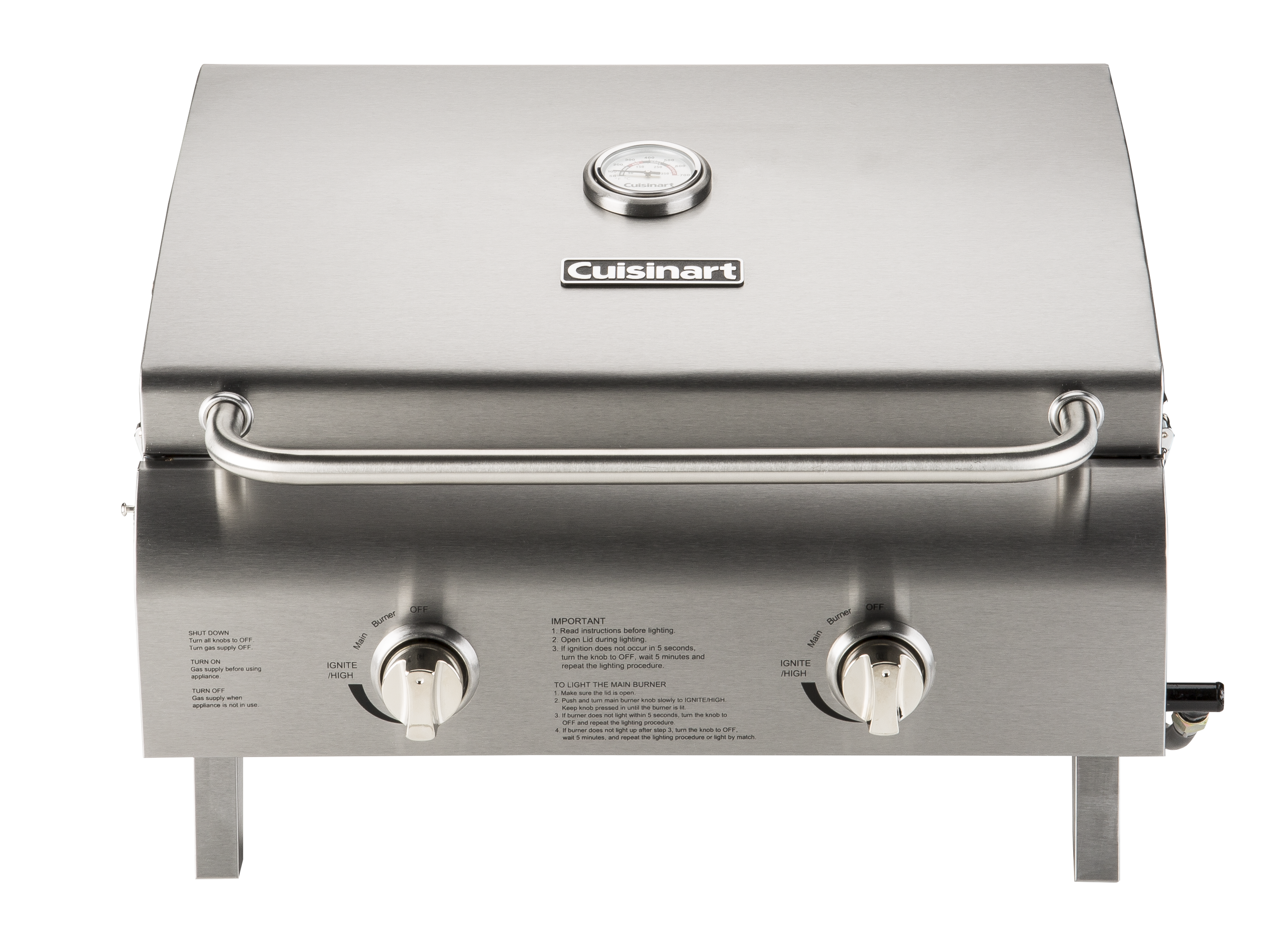 Cuisinart Chefs Style Portable Tabletop Grill - CGG-306 : BBQGuys