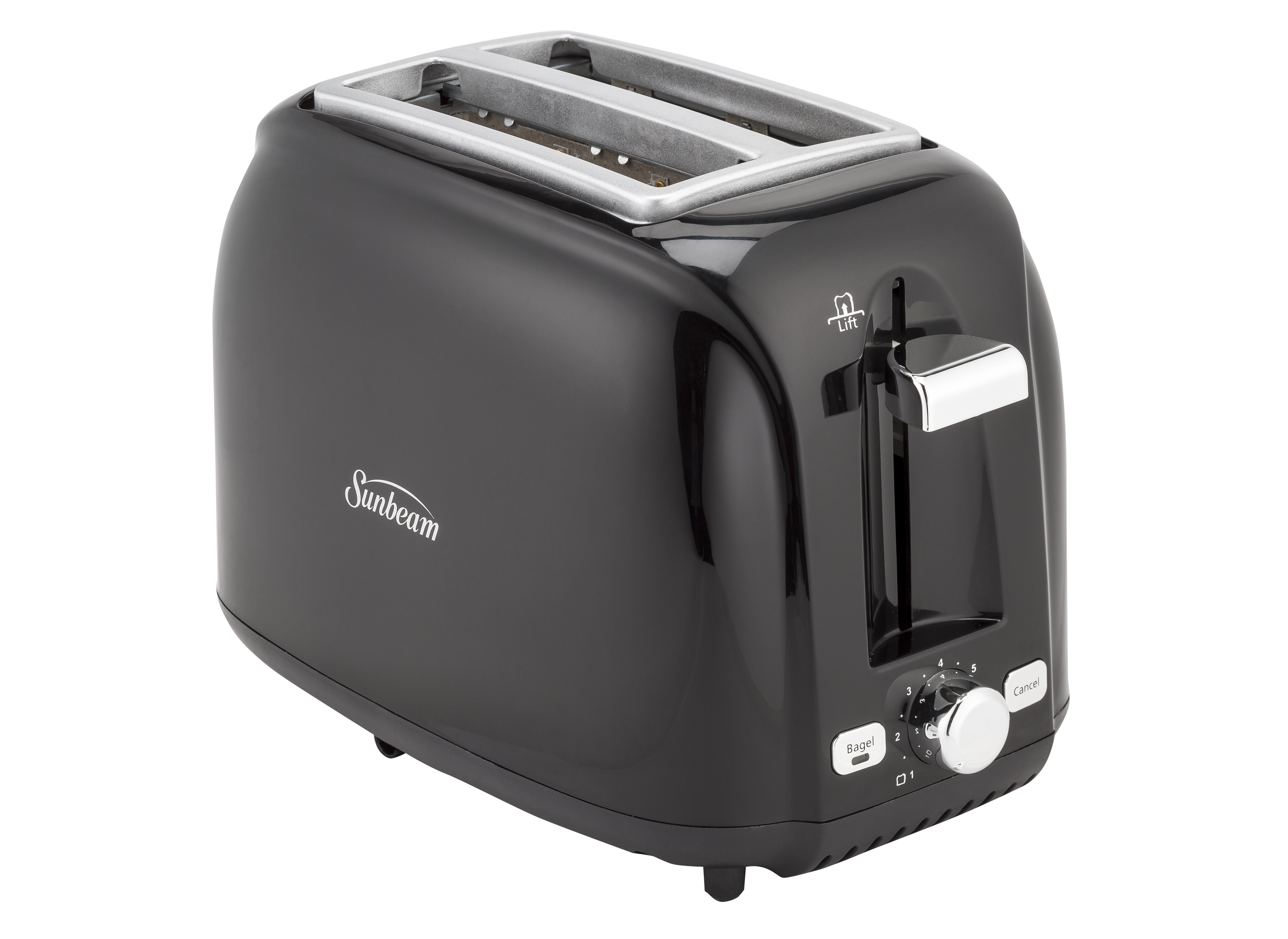Sunbeam 2 Slice Toaster with Retractable Cord, Black : : Home