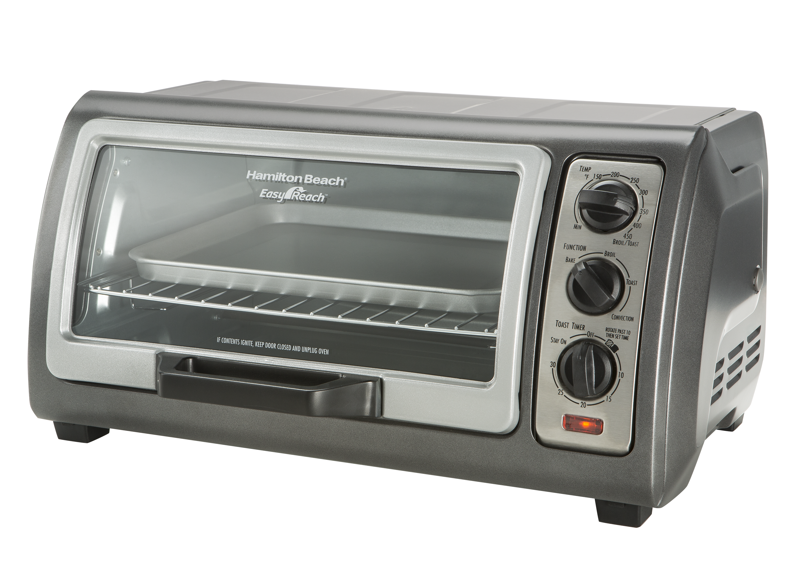 Hamilton Beach Easy Reach 6-Slice 31126 Toaster & Toaster Oven Review -  Consumer Reports