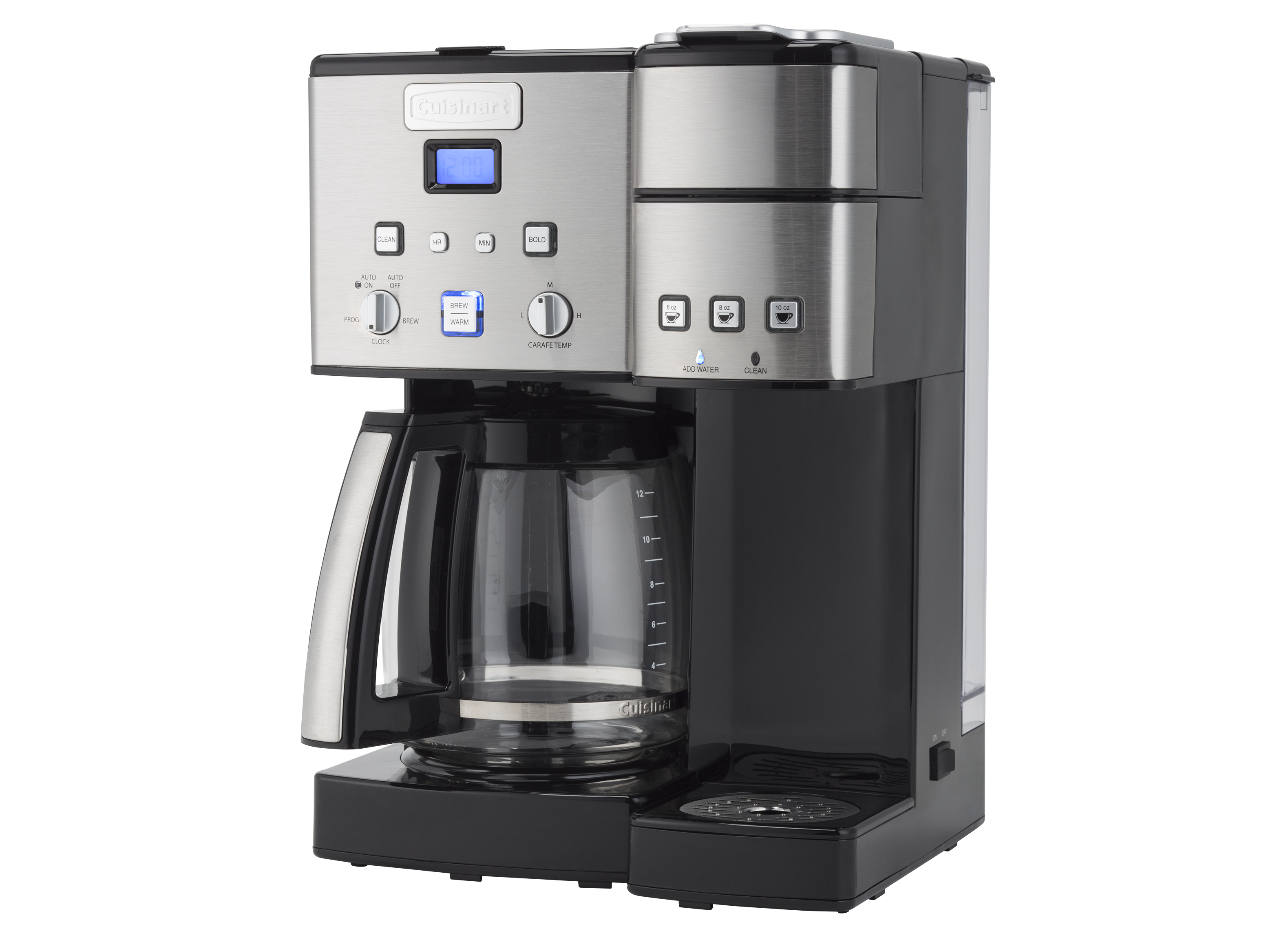 Cuisinart SS-15 12-Cup Coffeemaker and Single-Serve Brewer - Silver for  sale online