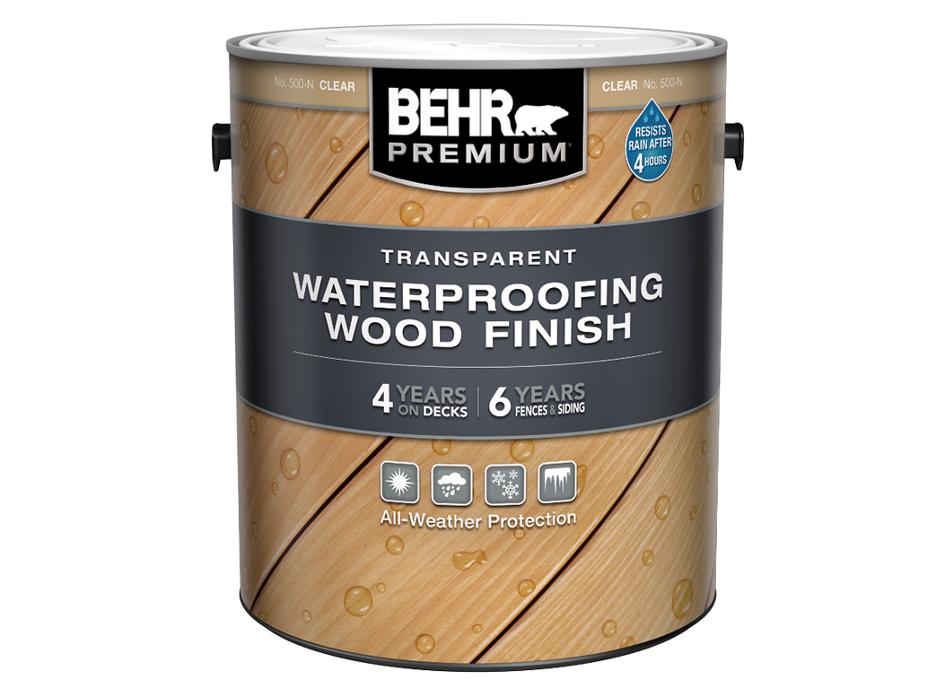 Semi-Transparent Waterproofing Wood Stain & Sealer, BEHR PREMIUM®