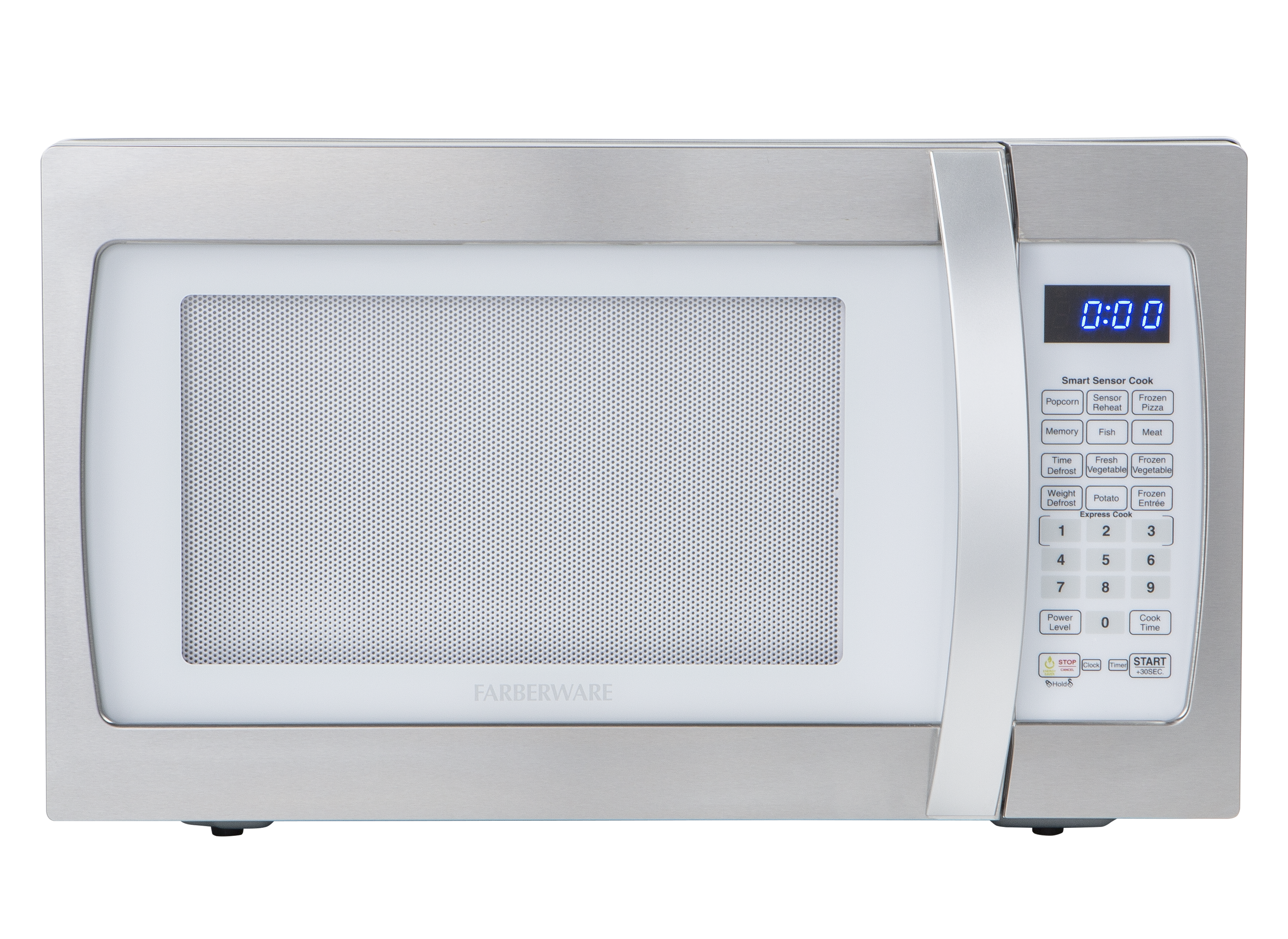 Farberware Countertop Microwave FMO13AHTPLE 1.3-Cu-Ft 1100W Platinum  #NO1372