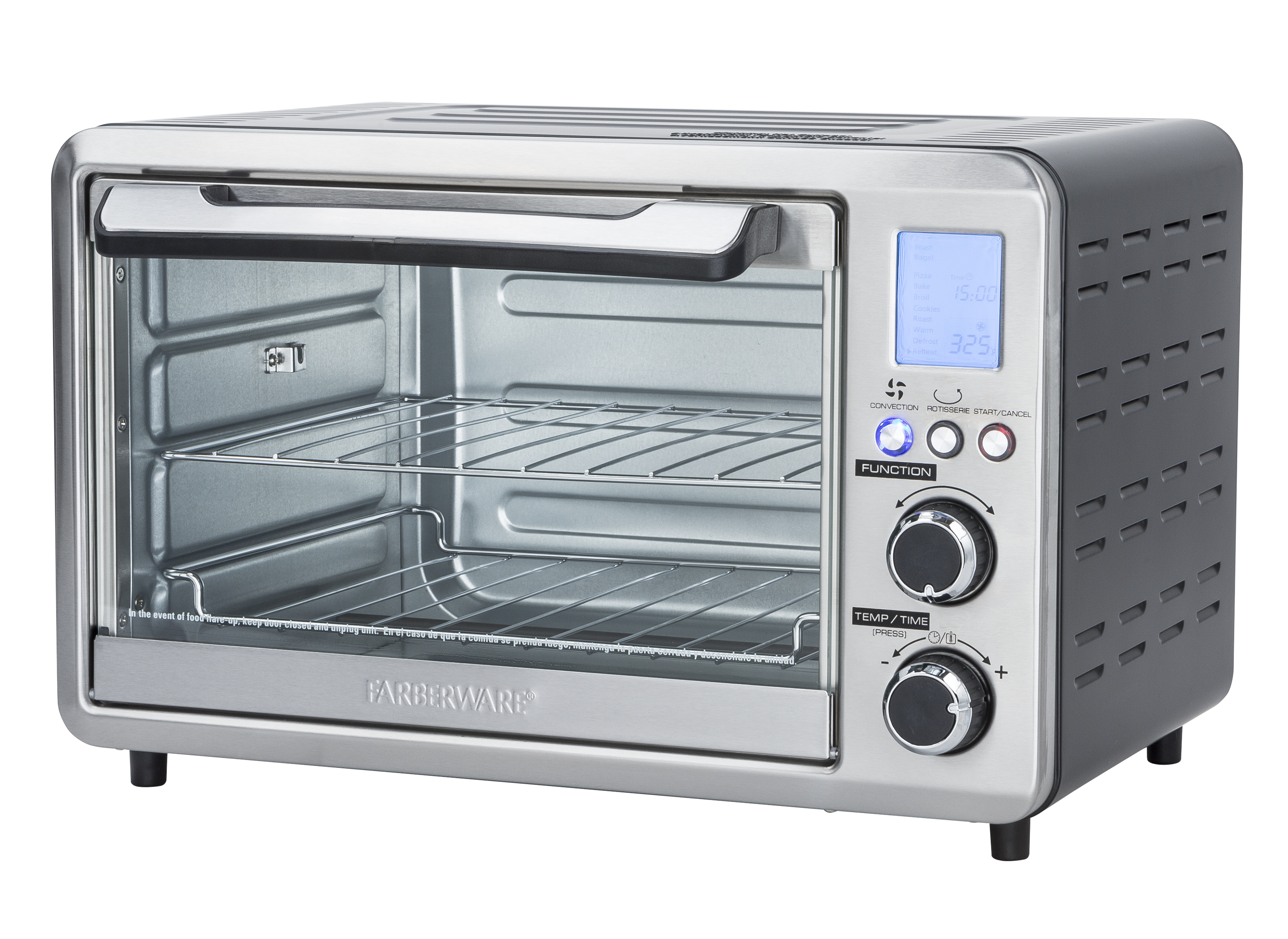 Bene Casa 25L Toaster Oven with Double Burner, 25 Liter