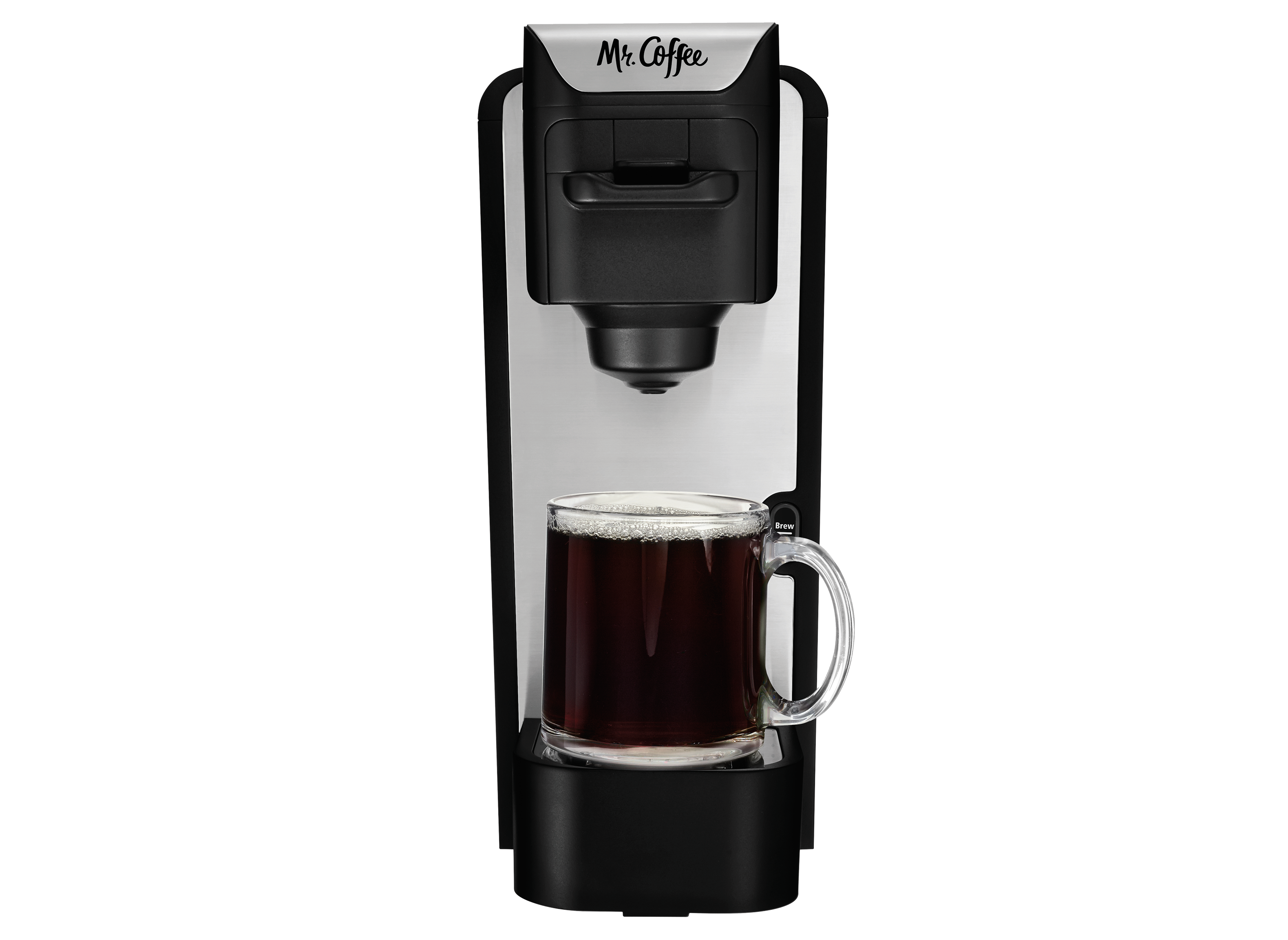 Mr. Coffee Single-Cup Coffeemaker Silver/Black BVMC-SC100 - Best Buy