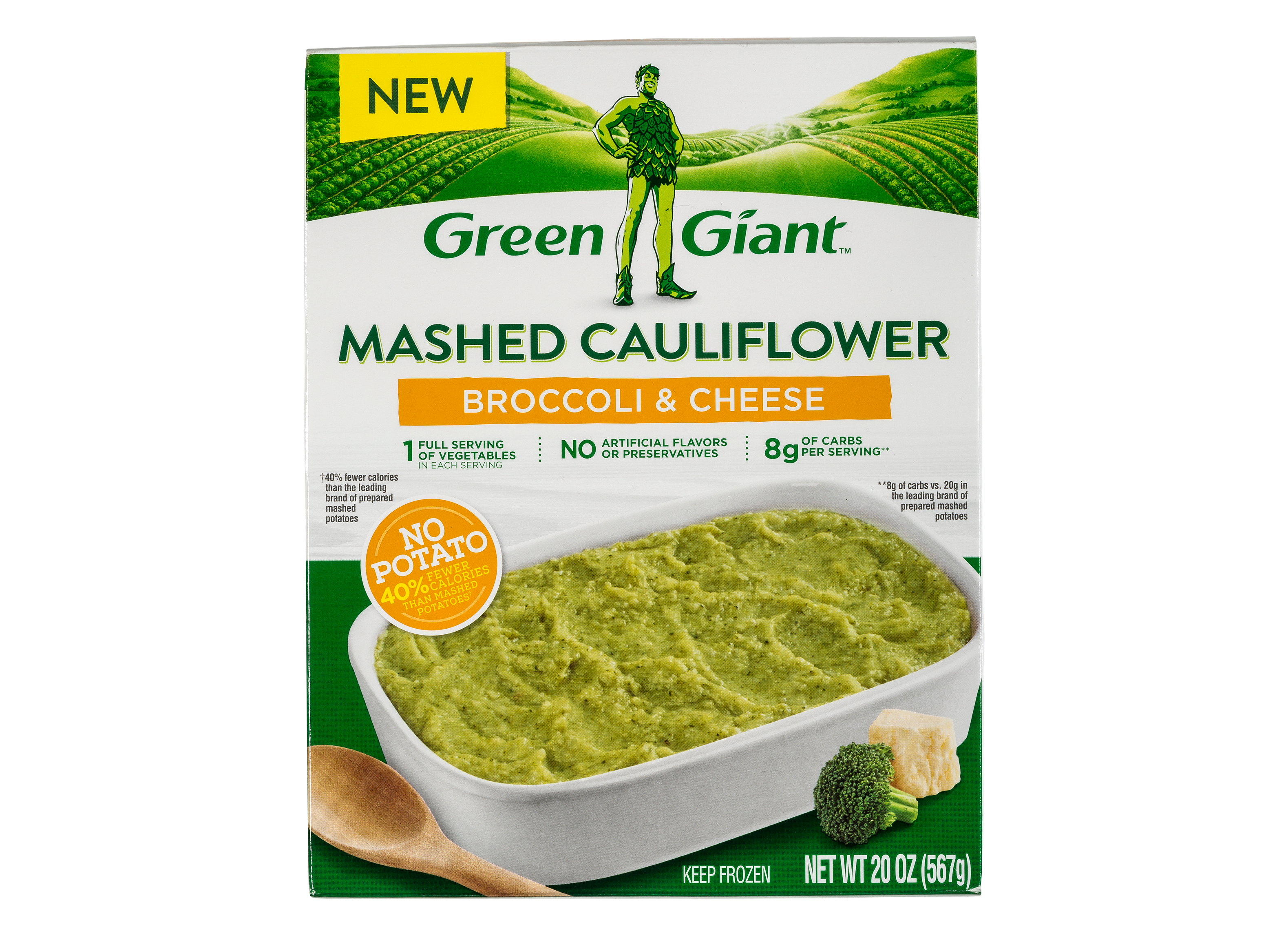 Green Giant Mashed Cauliflower Broccoli 
