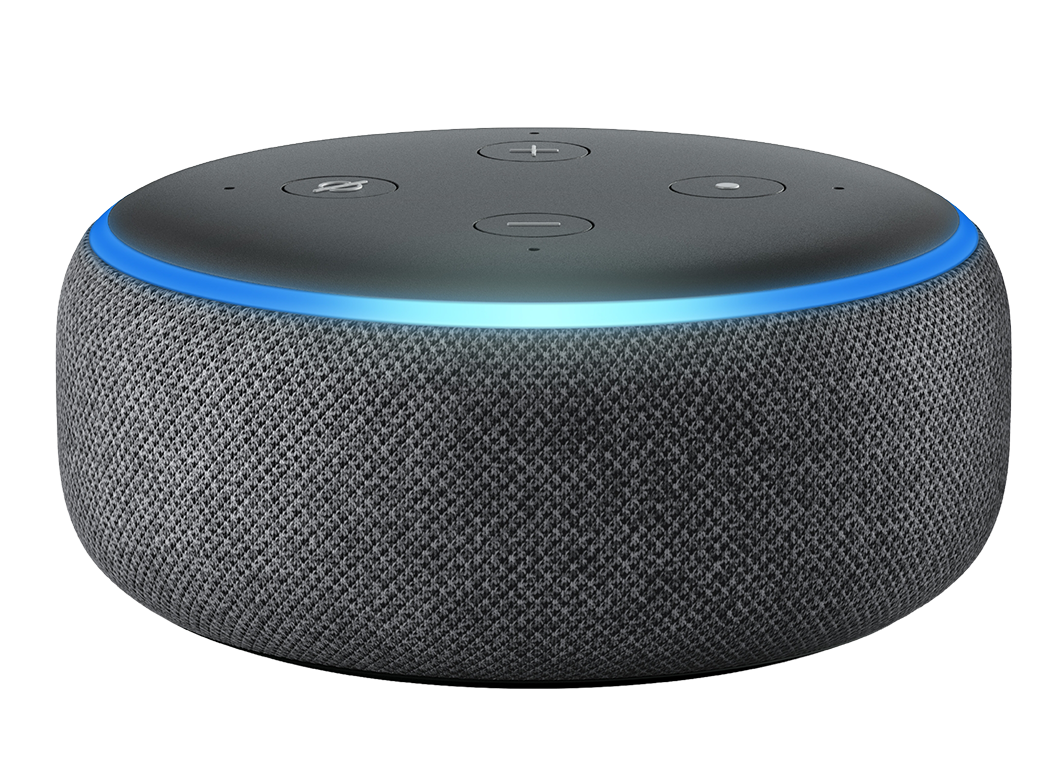 Black Amazon Echo Dot Multimedia Bluetooth Wireless Smart Speaker with Alexa 